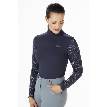 Camiseta funcional Monaco Style HKM Azul escuro Camiseta funcional Monaco Style HKM Azul escuro