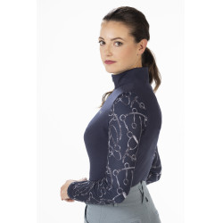 Camiseta funcional Monaco Style HKM Azul escuro Camiseta funcional Monaco Style HKM Azul escuro