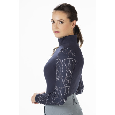 Camiseta funcional Monaco Style HKM Azul escuro Camiseta funcional Monaco Style HKM Azul escuro