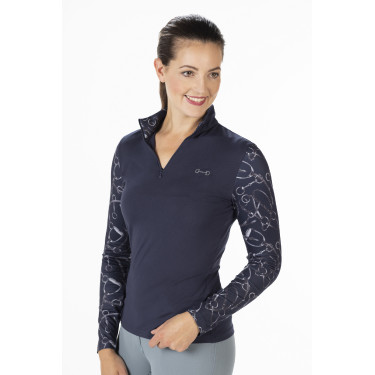Camiseta funcional Monaco Style HKM Azul escuro Camiseta funcional Monaco Style HKM Azul escuro