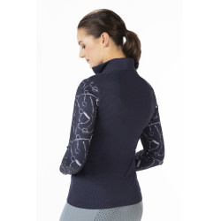 Camiseta funcional Monaco Style HKM Azul escuro Camiseta funcional Monaco Style HKM Azul escuro