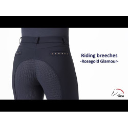 Calça Rosegold Glamour Winter Style HKM Azul escuro / ouro rosa Azul-marinho