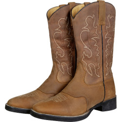 Botas western Softy Nevada HKM Castanho