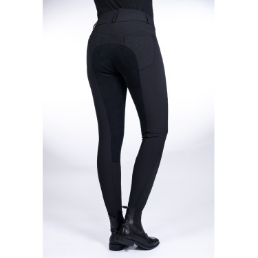 Calça HKM Savona Style com assento completo Alos Calça HKM Savona Style com assento completo Alos
