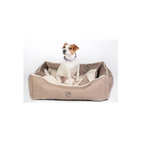 Cama para cão Amitye HKM  Cinzento-acastanhado Castanho
