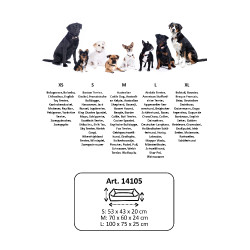 Cama para cão Amitye HKM Cinzento-acastanhado Castanho Cama para cão Amitye HKM Cinzento-acastanhado Castanho