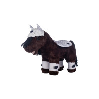 Wedstrijdset Cuddle Pony HKM Branco / vermelho