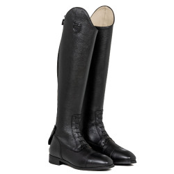 Botas unissexo em couro de vitela com atacadores frontais Venus Equestro