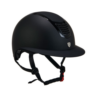 Capacete ultraleve em plástico fosco resistente com viseira larga (3 acolchoamentos) Eclipse Equestro Capacete ultraleve em plástico fosco resistente com viseira larga (3 acolchoamentos) Eclipse Equestro
