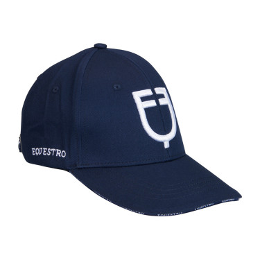 Boné unissex da nova coleção Equestro Marinho / branco Azul Boné unissex da nova coleção Equestro Marinho / branco Azul