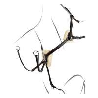 Peitoral de 5 pontos Salome com sistema Magic Equestro Castanho escuro Peitoral de 5 pontos Salome com sistema Magic Equestro Castanho escuro