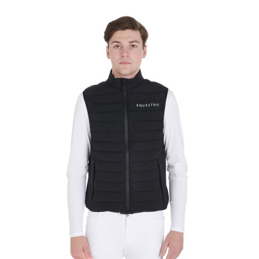 Colete masculino em tecido técnico corta-vento Equestro