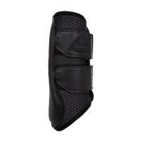 Guêtres dianteiras em neoprene perfurado com fecho duplo em velcro Acavallo Preto