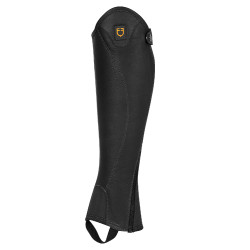Mini-chaps unissexo em couro macio com fecho éclair lateral Magellano Equestro