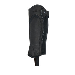 Mini-chaps de couro com perfil contrastante Equestro