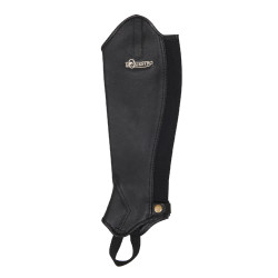 Mini-chaps de couro macio com zíper traseiro Dunster Equestro