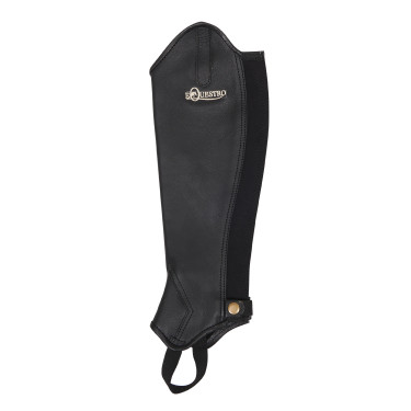 Mini-chaps de couro macio com zíper traseiro Dunster Equestro