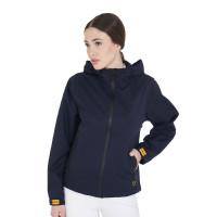 Impermeável técnico de 3 camadas feminino Equestro Marinho Azul-marinho Impermeável técnico de 3 camadas feminino Equestro Marinho Azul-marinho