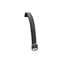 Tiras para esporas em couro com fivela prateada Equestro Preto Tiras para esporas em couro com fivela prateada Equestro Preto