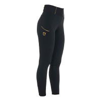 Legging justo feminino com grip completo Classic Equestro Preto Legging justo feminino com grip completo Classic Equestro Preto
