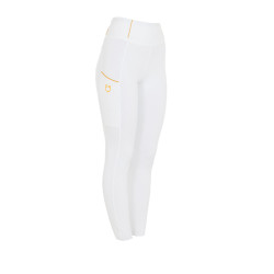 Legging justo para menina com grip e logótipo Equestro