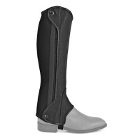 Mini-perneiras de couro Chester Equestro Preto