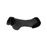 Amortecedor Piuma gel carneiro Acavallo Eco-lã preta Preto Amortecedor Piuma gel carneiro Acavallo Eco-lã preta Preto