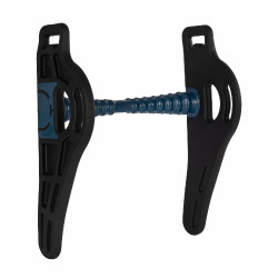 Mors Pelham sensível Wave preto/azul Acavallo