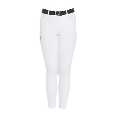 Calça ajustada infantil Amani Equestro Branco Calça ajustada infantil Amani Equestro Branco