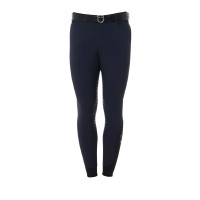 Calça com grip completo masculino em tecido técnico Equestro Preto Calça com grip completo masculino em tecido técnico Equestro Preto