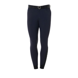 Calça com grip completo masculino em tecido técnico Equestro Preto Calça com grip completo masculino em tecido técnico Equestro Preto