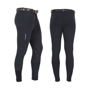 Calça masculina Zeus com grip no joelho em algodão elástico Equestro