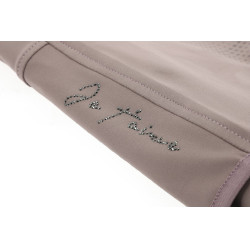 Pull-on Equithème Flora com fundo de silicone Rosa velho