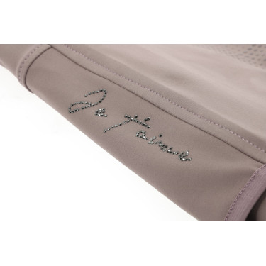 Pull-on Equithème Flora com fundo de silicone Rosa velho