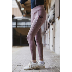 Pull-on Equithème Flora com fundo de silicone Rosa velho