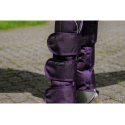 Guéstras de transporte Equithème Tyrex 600D Ameixa Violeta