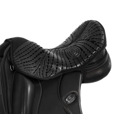 Protetor de selim em gel Air Plus para adestramento com gel exterior de 10mm Acavallo Preto