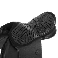 Protetor de selim em gel Air Plus para salto com gel exterior de 10mm Acavallo Preto