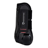 Guétegas anatômicas com fecho duplo de velcro Platinum Equestro Preto Guétegas anatômicas com fecho duplo de velcro Platinum Equestro Preto