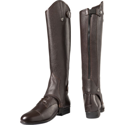 Mini-chaps Equi-Theme Primera cuir grainé Marron