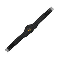 Cilindro anatômico de couro com neoprene em relevo e acolchoado Equestro Preto