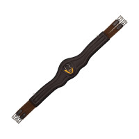 Cilindro anatômico de couro com neoprene em relevo e acolchoado Equestro Preto