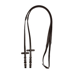 Rendas de couro Kris Equestro Castanho escuro