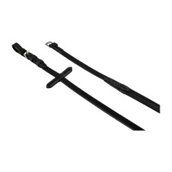 Rédeas em couro e borracha Pascal Equestro Preto Rédeas em couro e borracha Pascal Equestro Preto