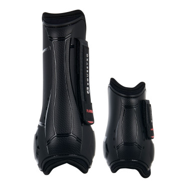 Guarnições e protetores de boleto fechados em TPU e neoprene Equestro Preto Guarnições e protetores de boleto fechados em TPU e neoprene Equestro Preto