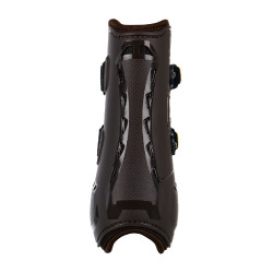 Guélias em poliuretano e neoprene Equestro Castanho