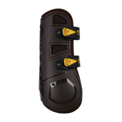 Guélias em poliuretano e neoprene Equestro Castanho