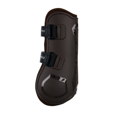 Guélias em poliuretano e neoprene Equestro Castanho