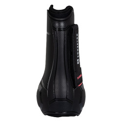 Guétegas anatômicas com fecho duplo de velcro Platinum Equestro Preto