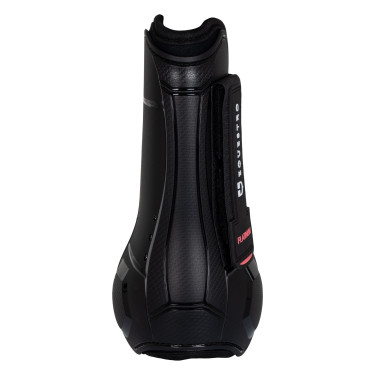 Guétegas anatômicas com fecho duplo de velcro Platinum Equestro Preto